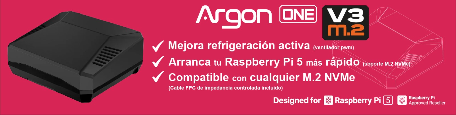 Argon ONE V3 M.2